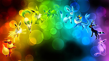 Live : Pokemon Eevee Evolution Anime Live 1920Ã1080 Eeveelutions (39 HD wallpaper